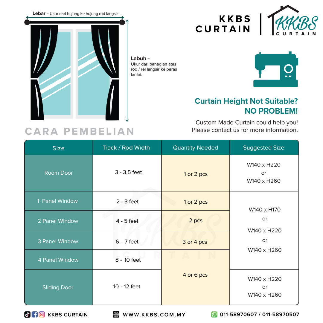 Camilla Semi Blackout Curtain Ready Made (Page 1)