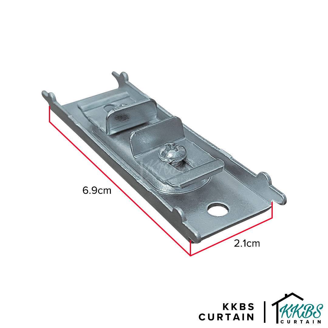 Traludy Curtain Track Ceiling Bracket Double