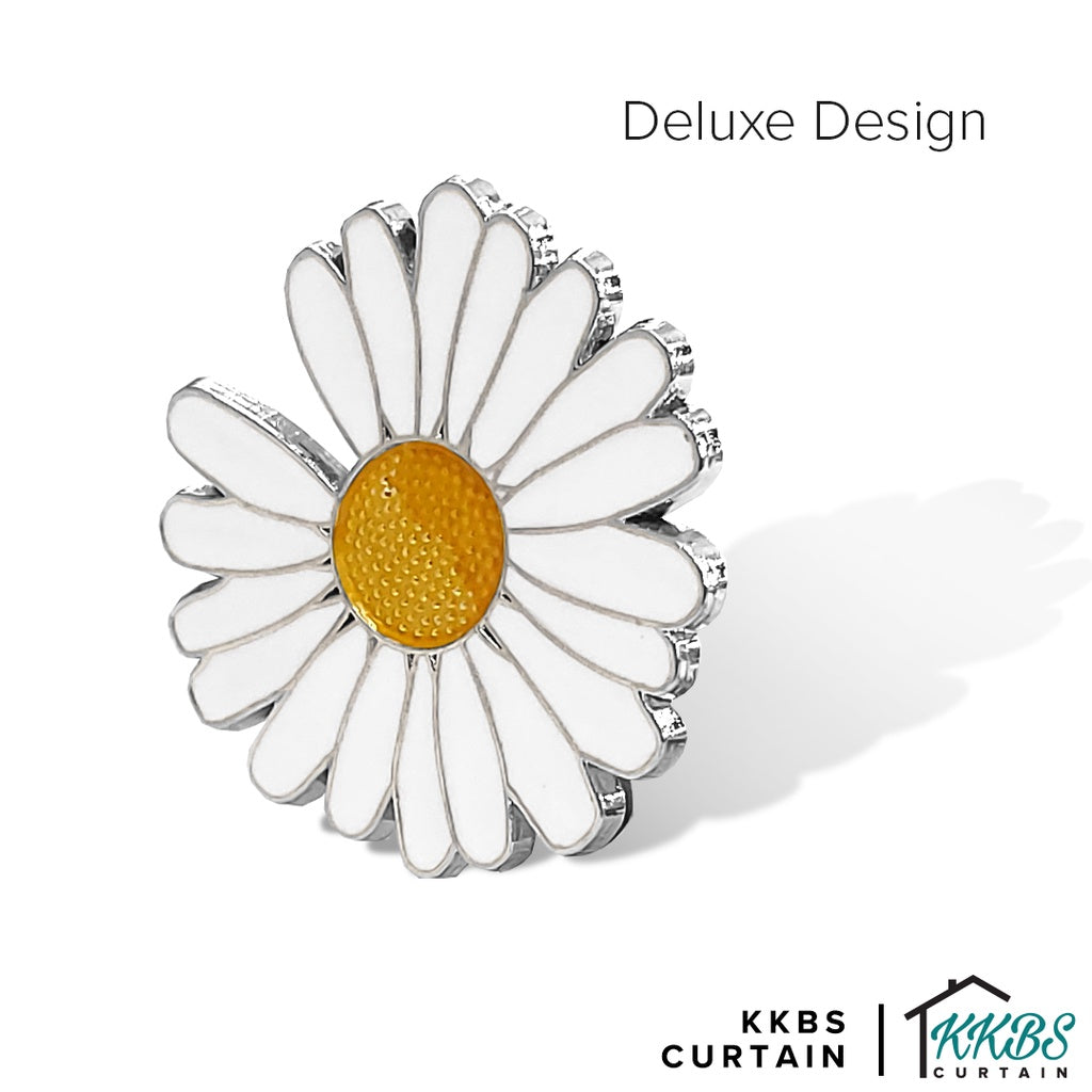 Emorie Daisy Flower Design Curtain Tieback