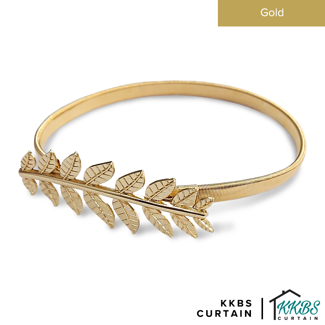 Emorie Small Leaves Design Curtain Tieback