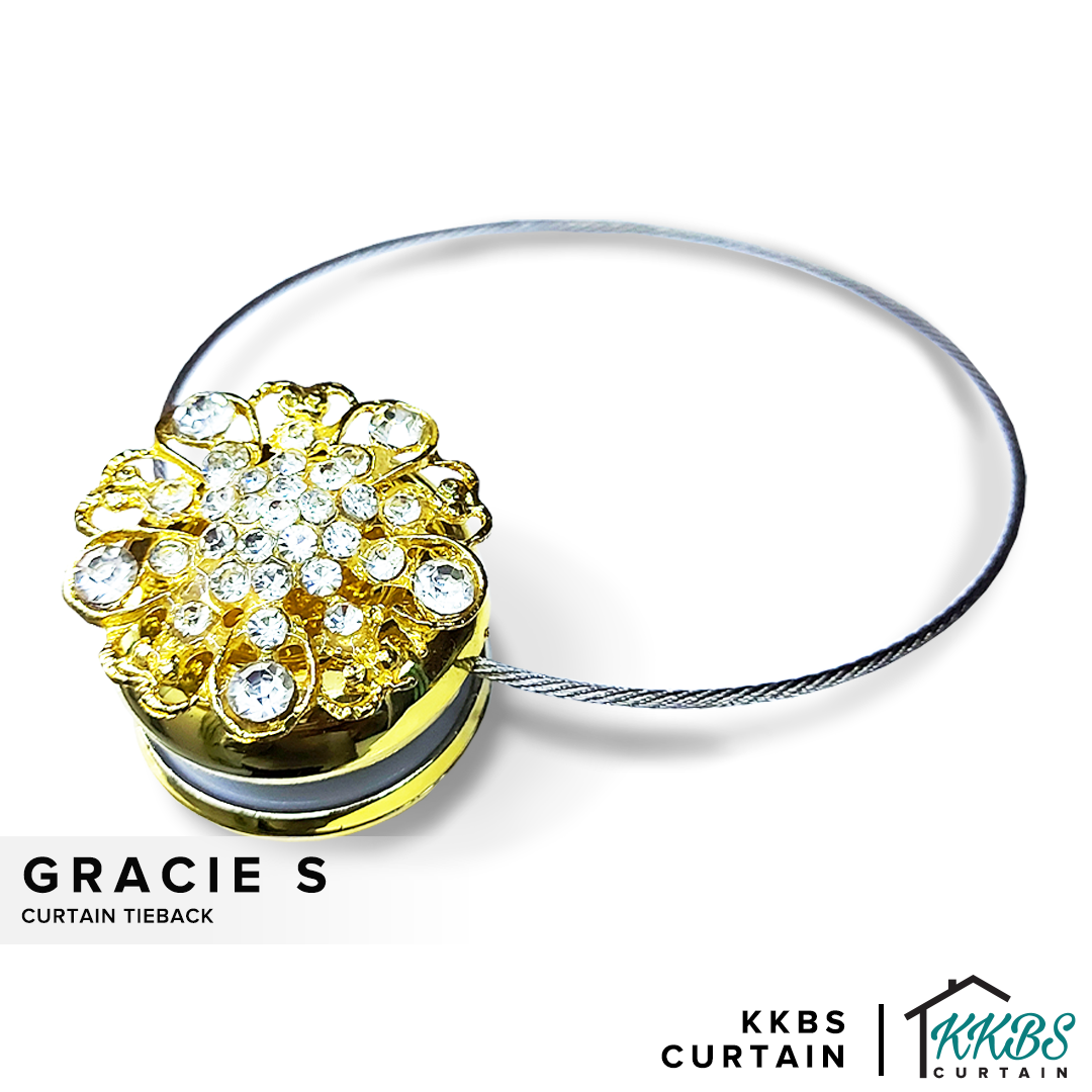 Gracie S Magnetic Crystal Curtain Straps Curtain Tieback