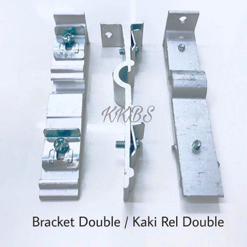 Traludy Aluminium Curtain Rail/ Track Triple Complete Set