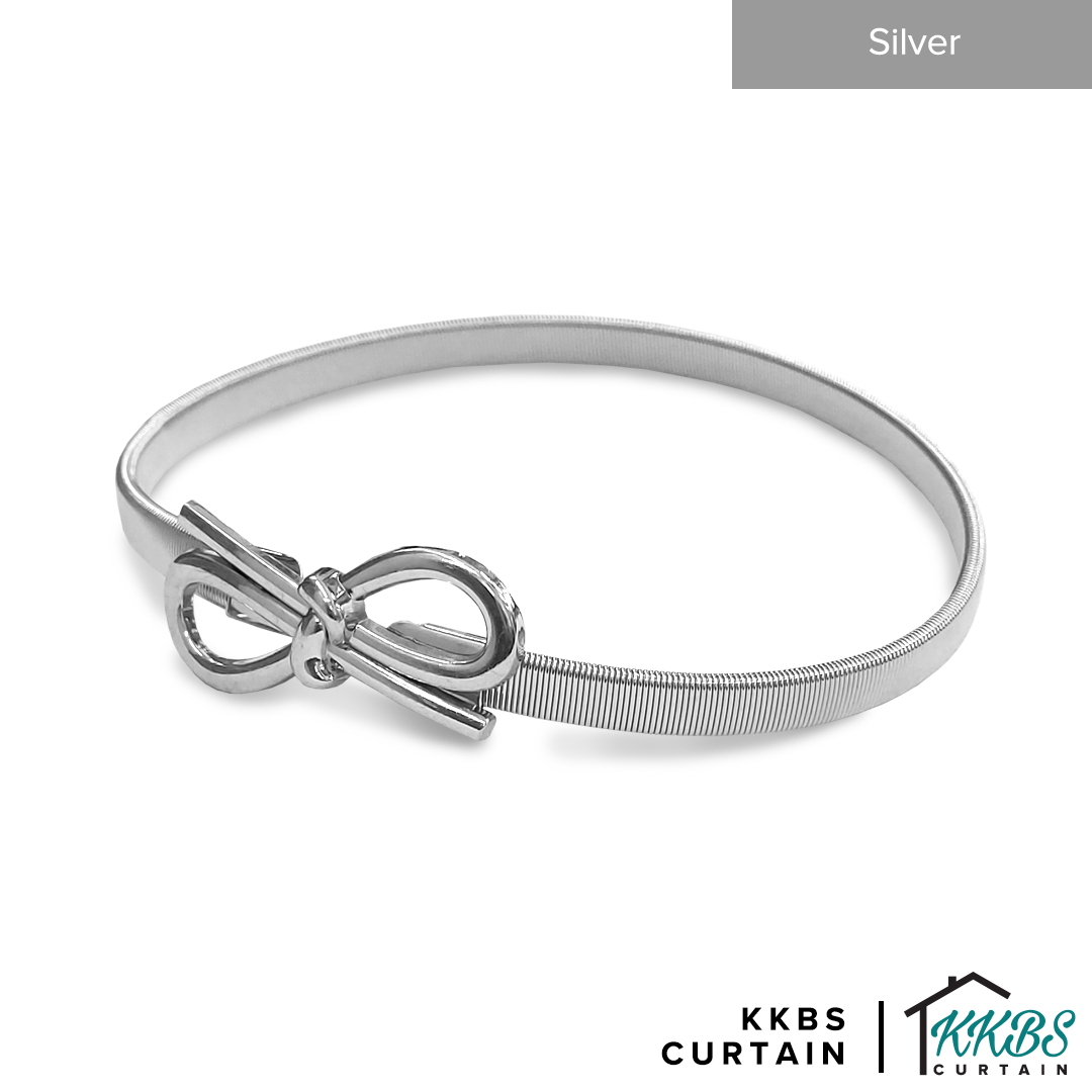 Emorie Ribbon Design Curtain Tieback