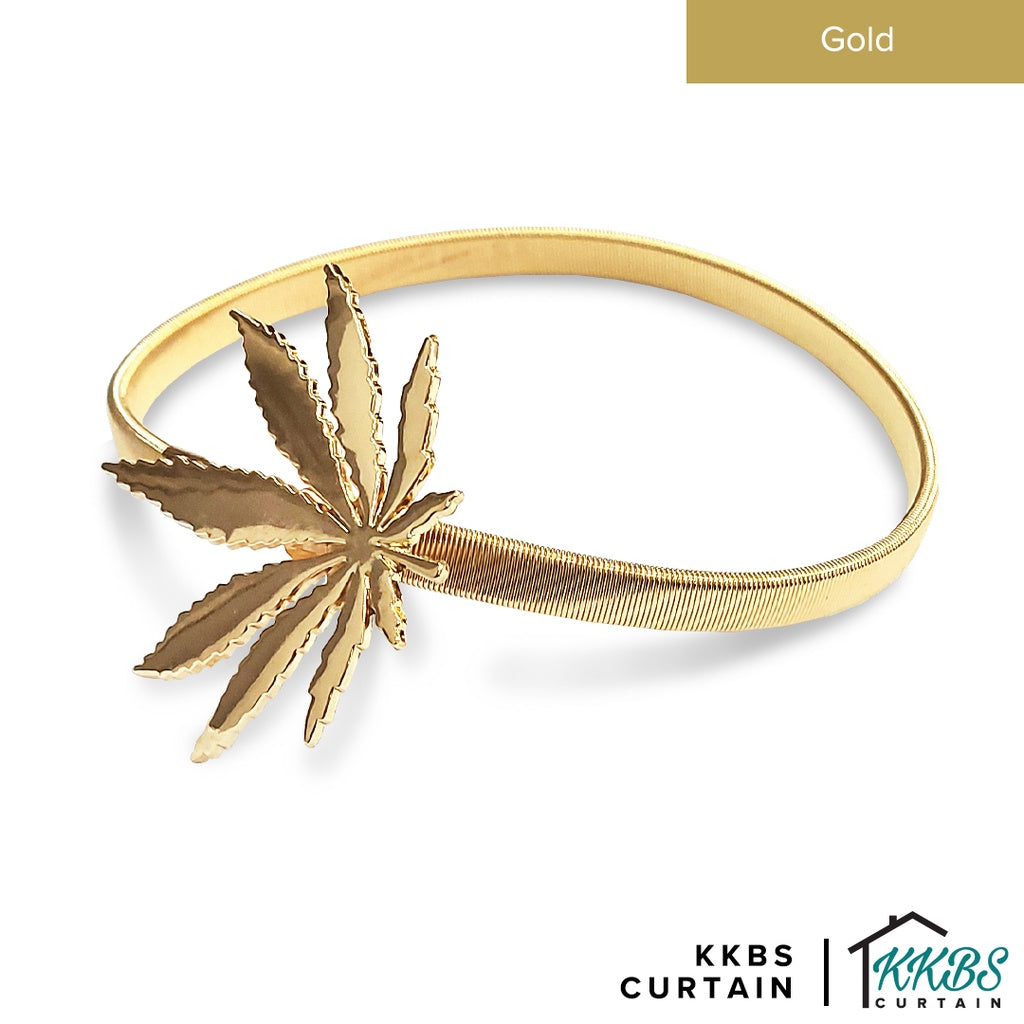 Emorie Leaf Design Curtain Tieback