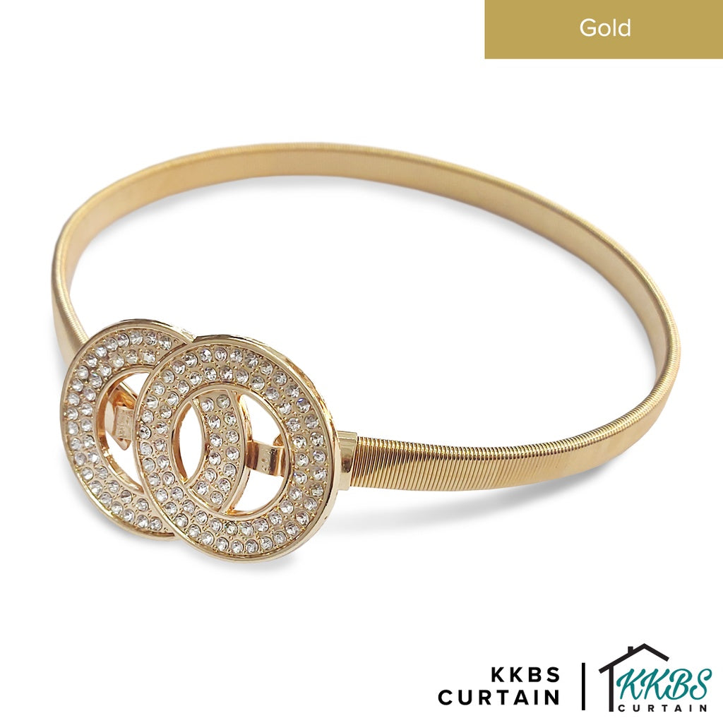 Emorie Interlaced Ring Design Curtain Tieback