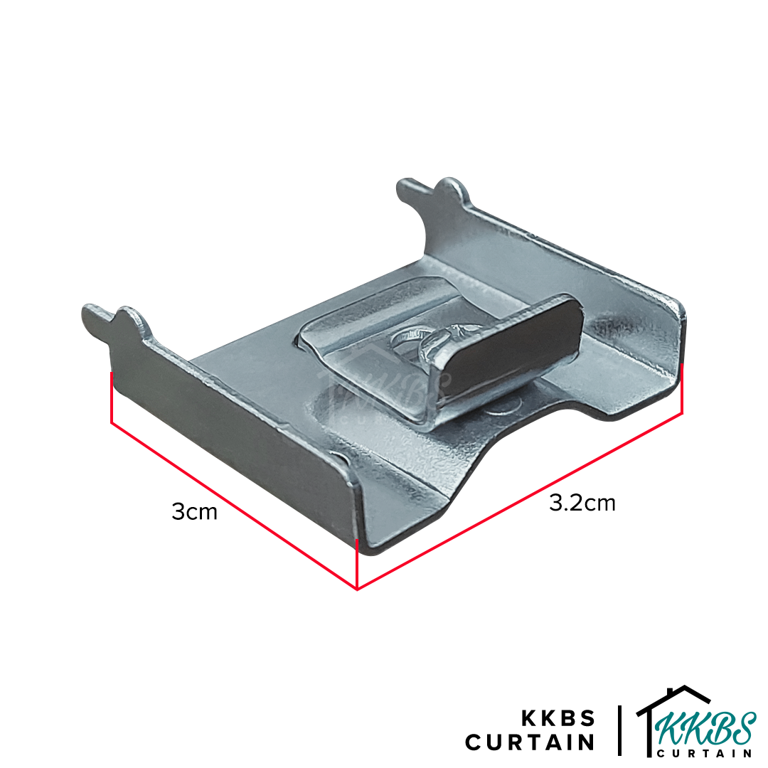 Traludy Curtain Track Ceiling Bracket Single