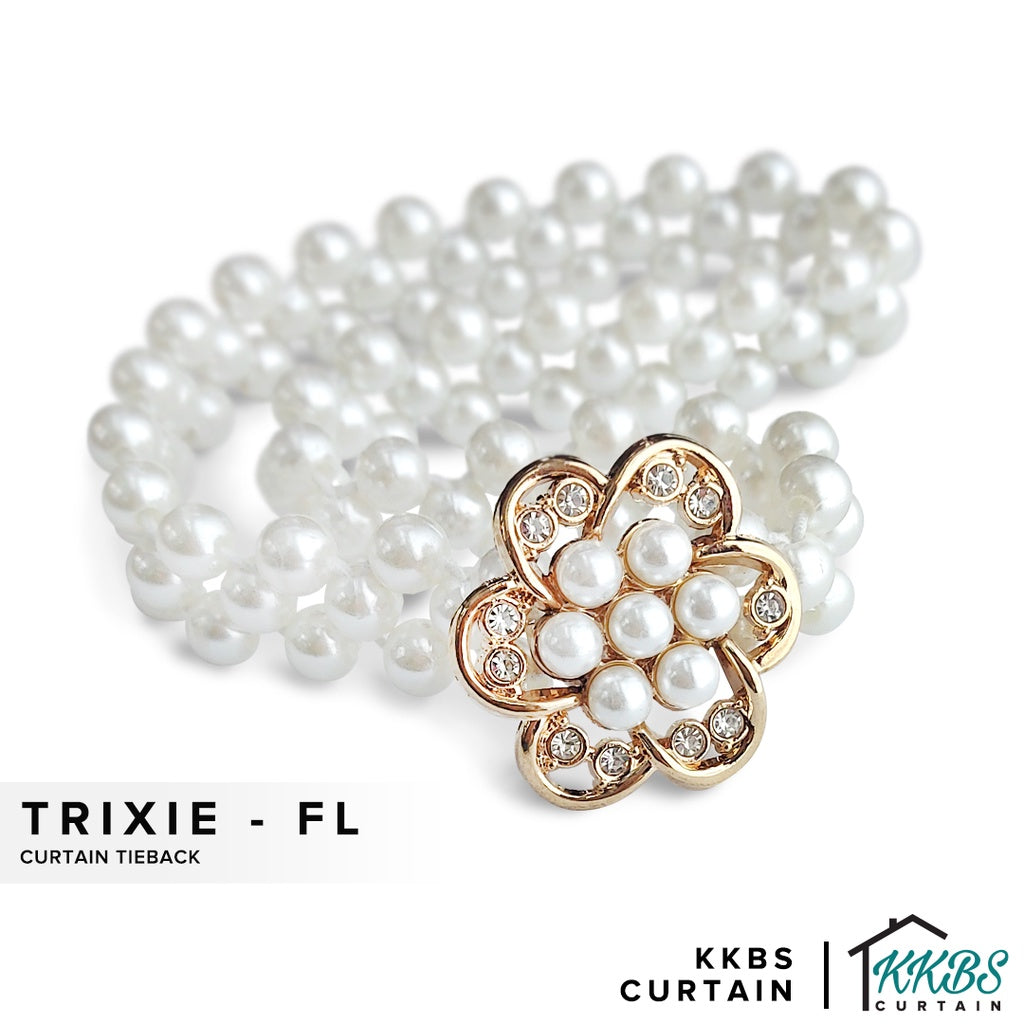 Trixie Flower Design Curtain Tieback