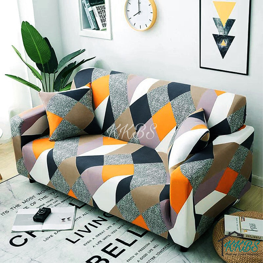 Anti Skid Scratch Protector Milk Fiber Elastic Sofa Cover Page 2