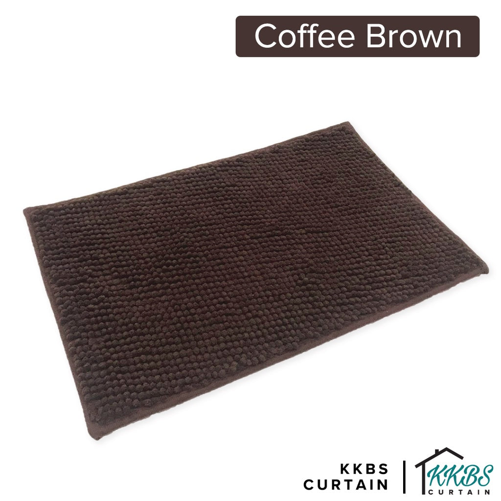 Chenille Microfiber Floor Mat Door Mat Plain Colour