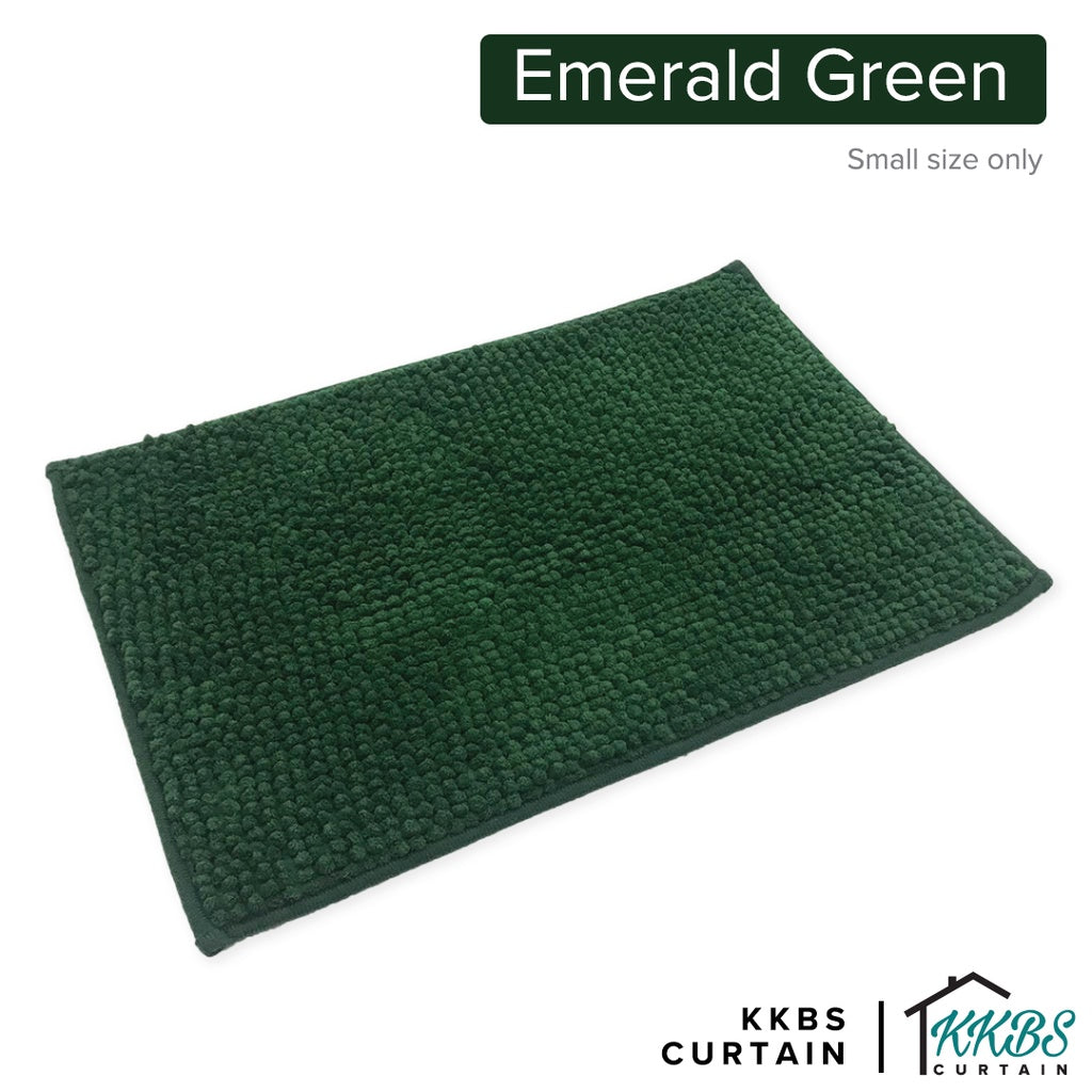 Chenille Microfiber Floor Mat Door Mat Plain Colour