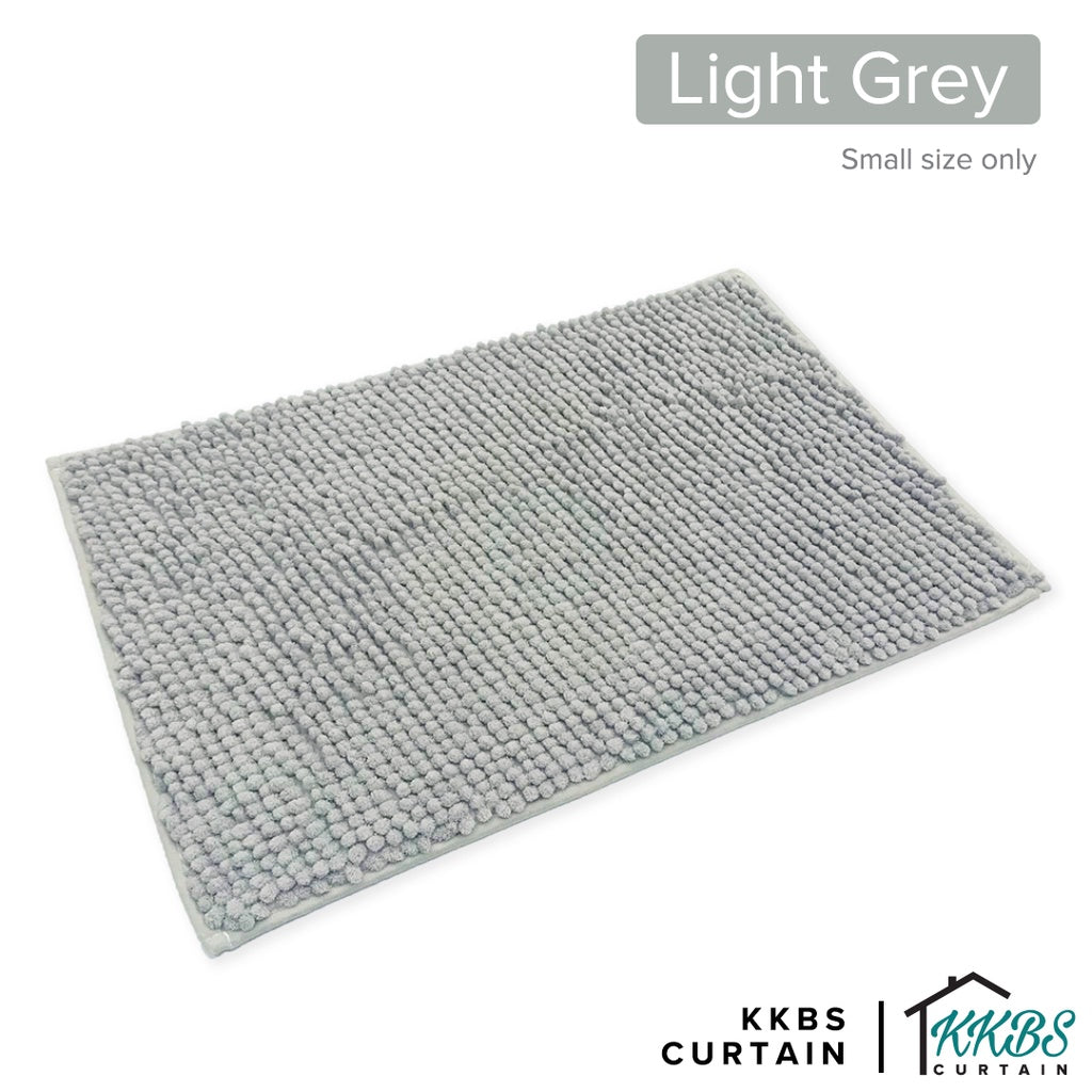 Chenille Microfiber Floor Mat Door Mat Plain Colour
