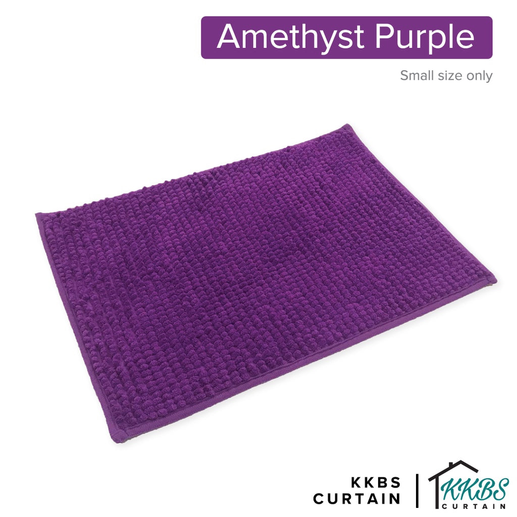 Chenille Microfiber Floor Mat Door Mat Plain Colour