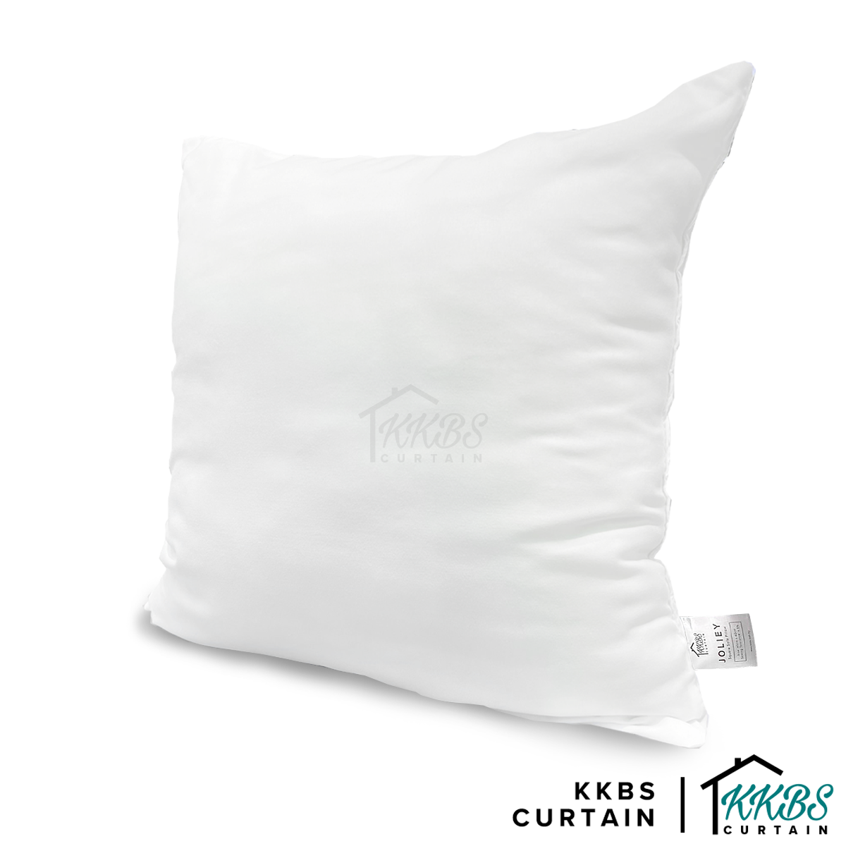 Joliey Square Sofa Pillow White Inner Cushion Throw Pillow