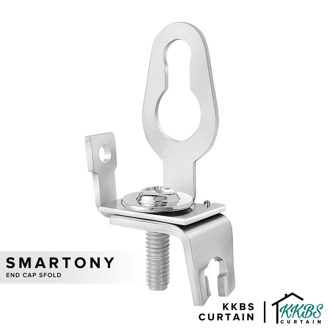 Smartony Motorised Curtain Track S Fold End Cap