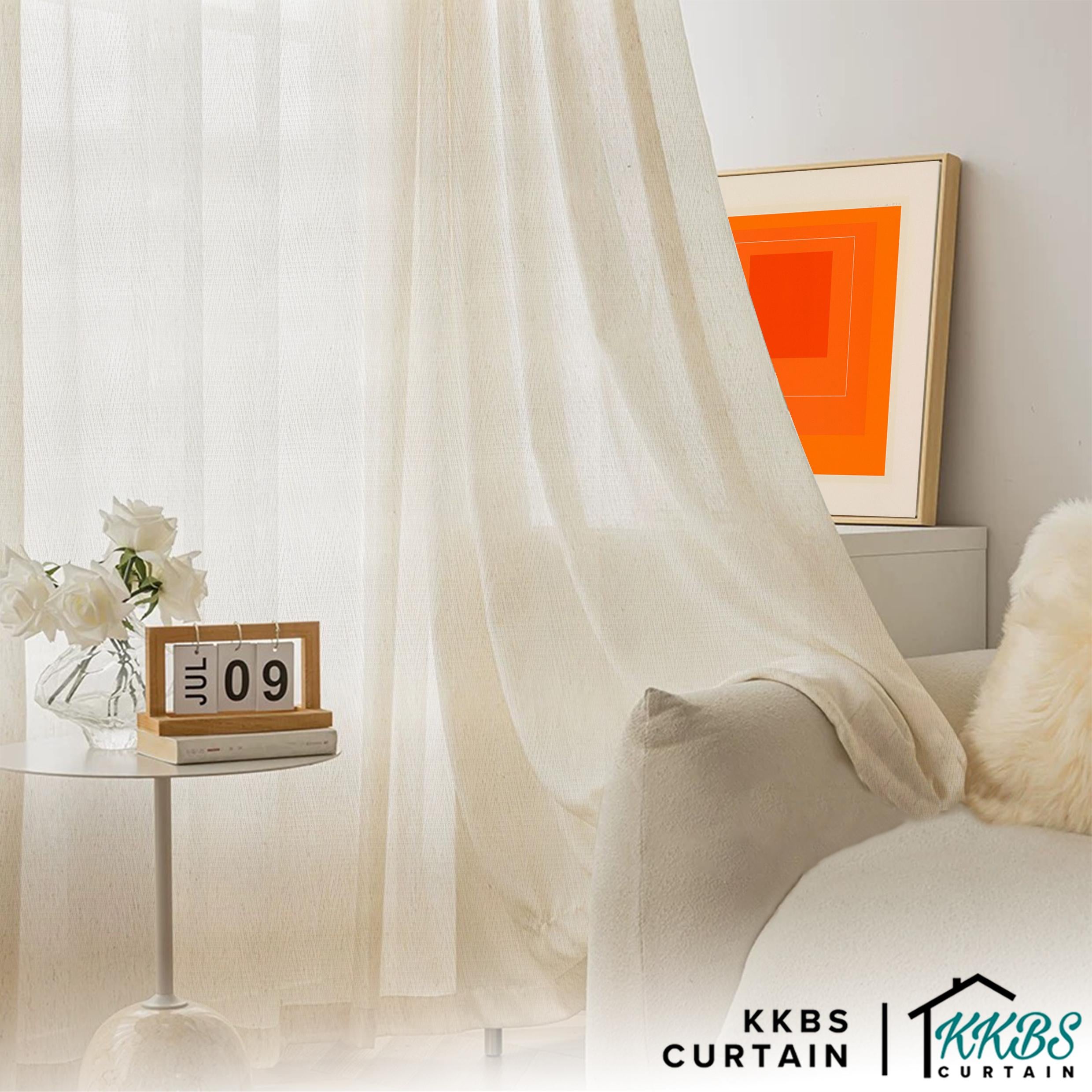 Laiha Sheer Curtain Custom Made