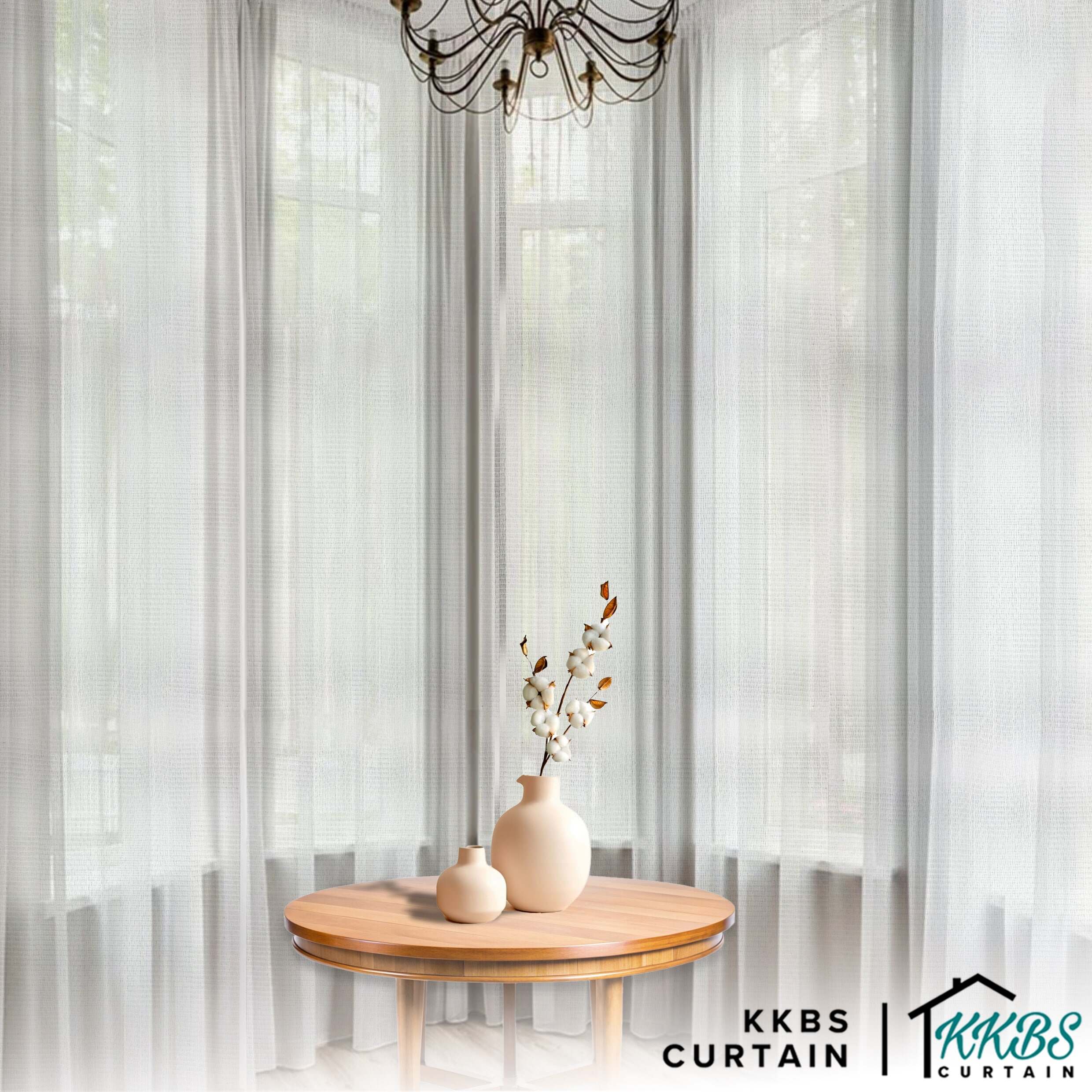 Delimy Sheer Curtain Custom Made