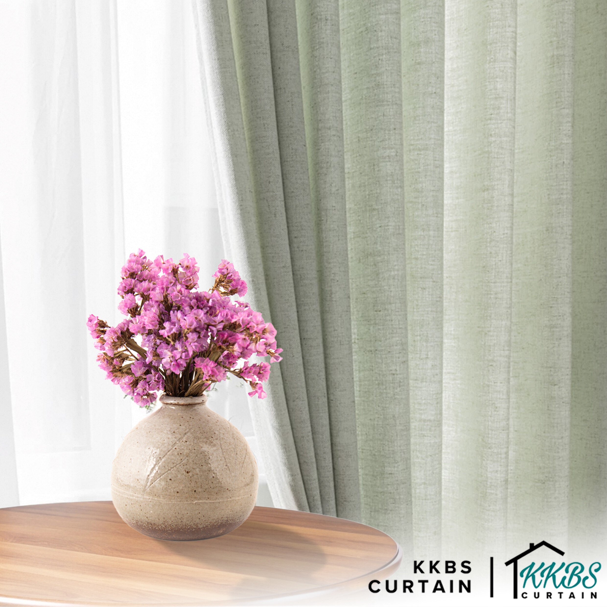 Miah Sheer Curtain Custom Made