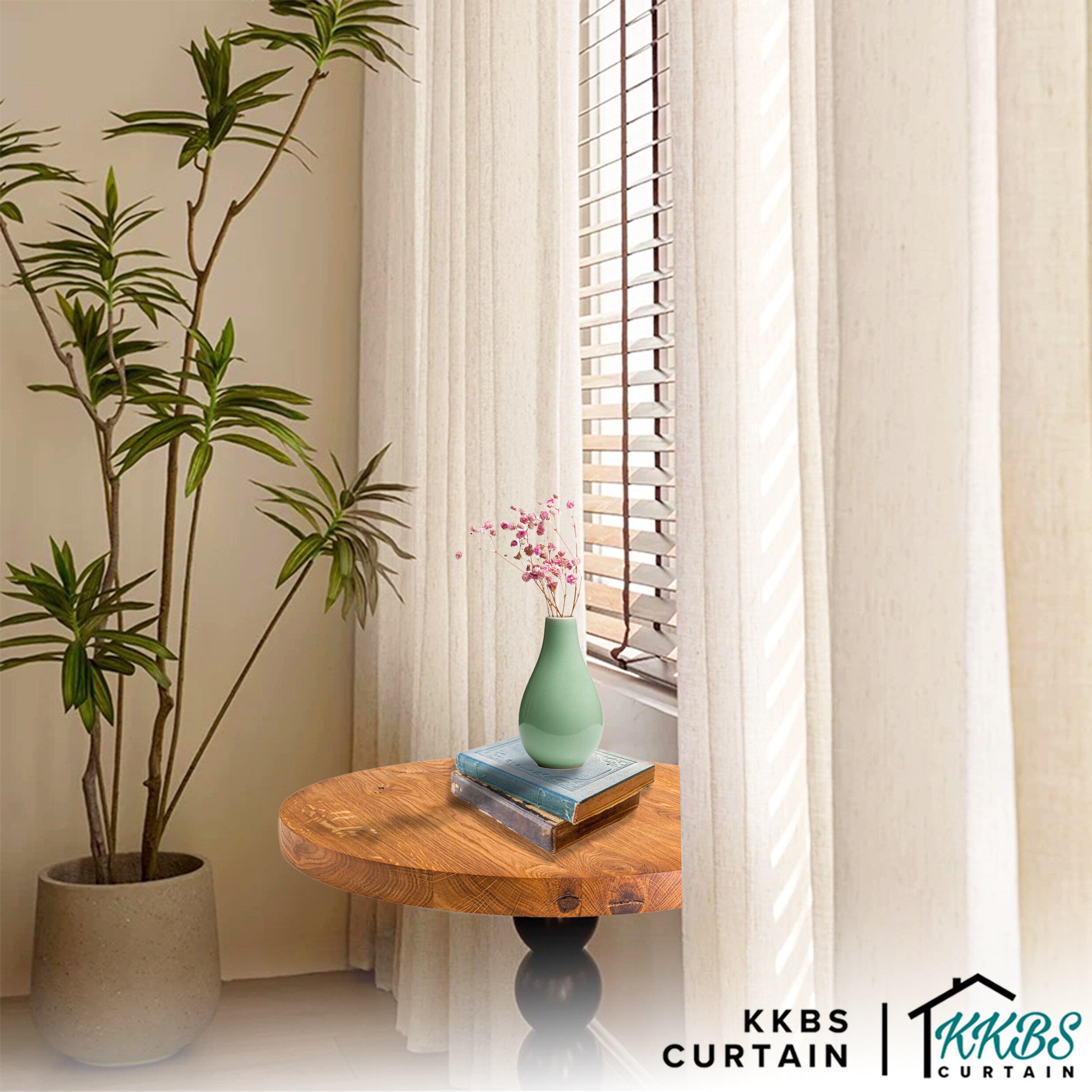 Miah Sheer Curtain Custom Made