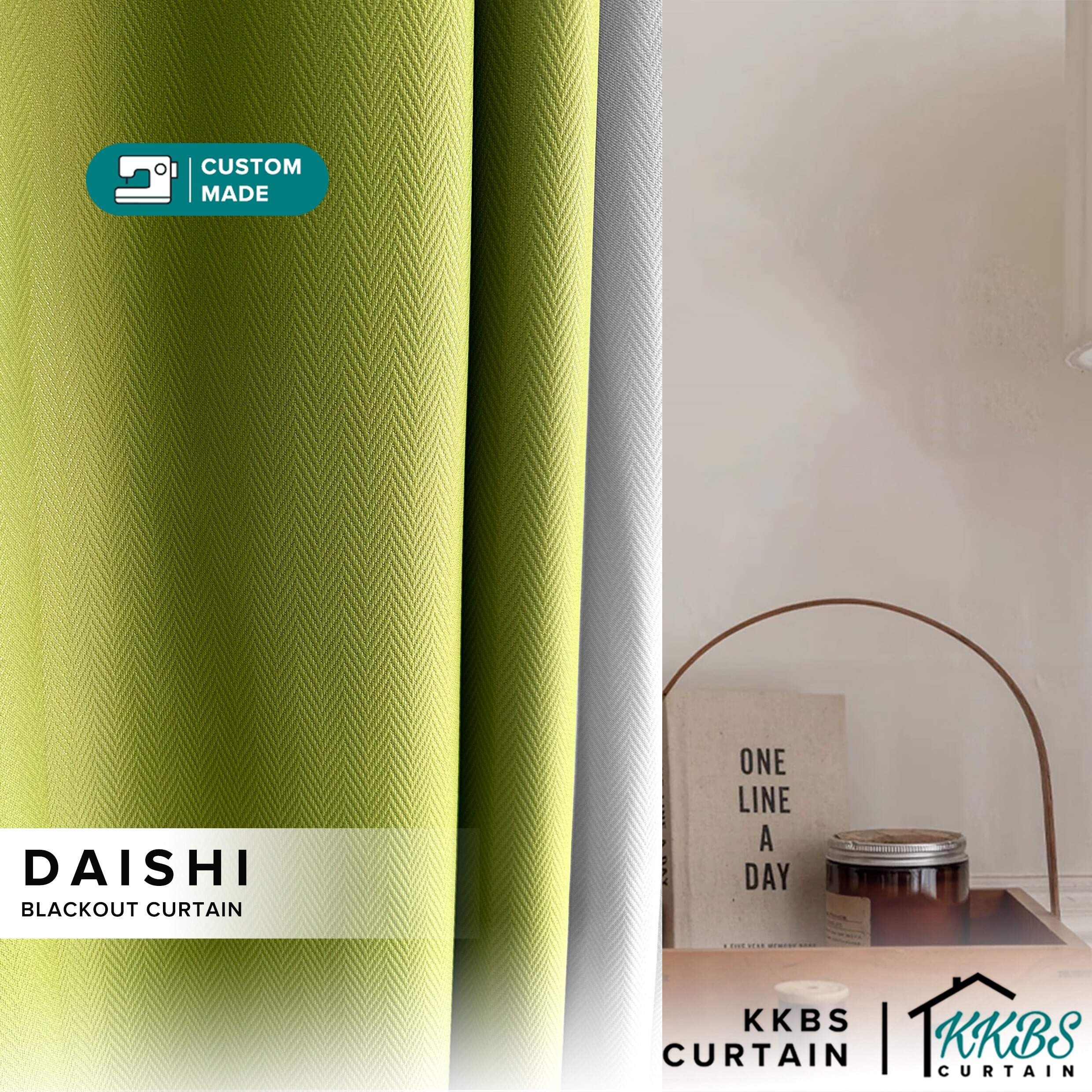 Daishi Blackout Curtain Custom Made