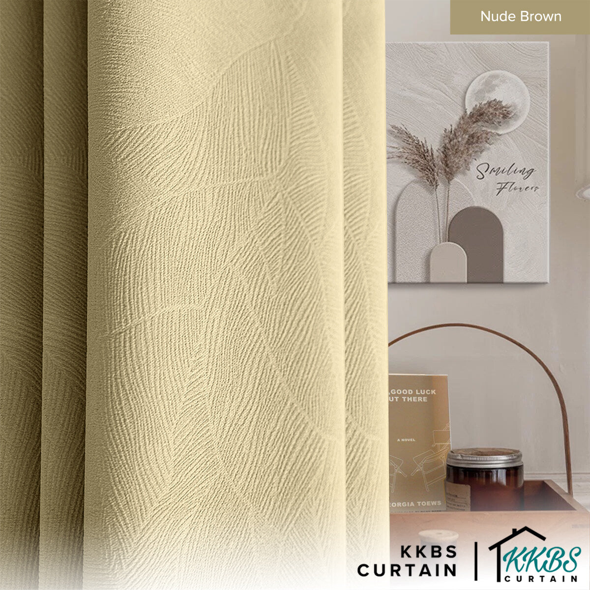 Fiora 98-99.9% Blackout Curtain Ready Made Standard Width