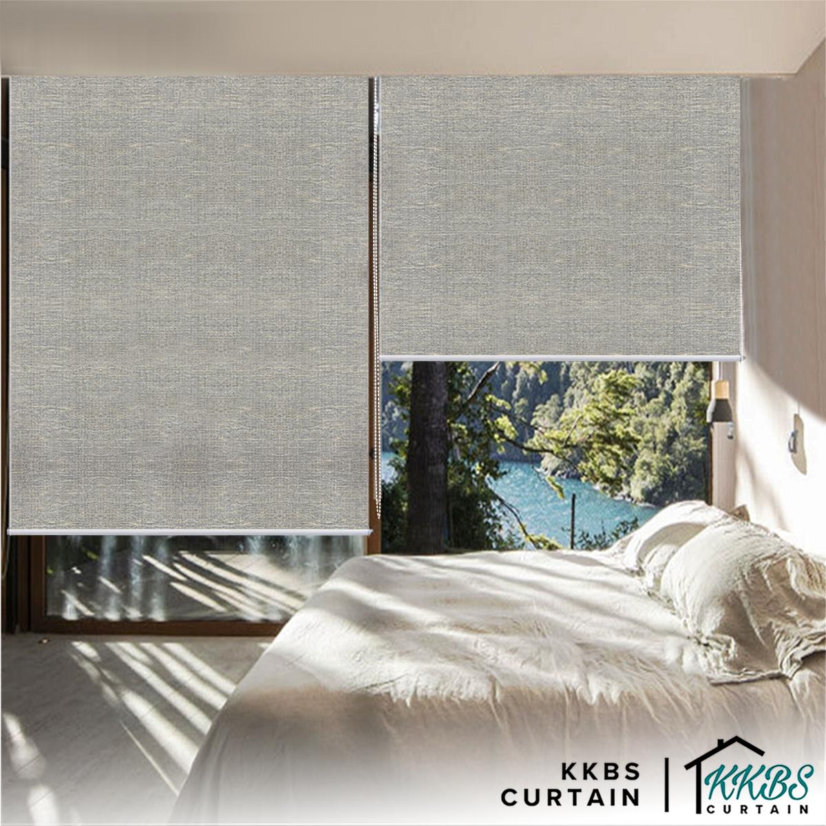 Yoneko 100% Blackout Roller Blinds Custom Made