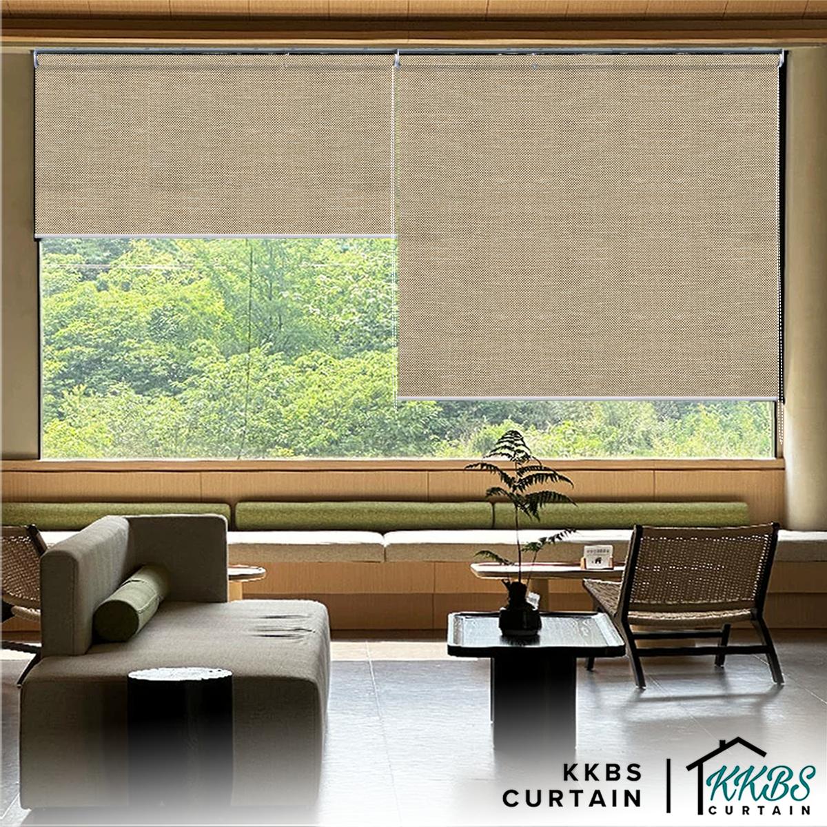Yoneko 100% Blackout Roller Blinds Custom Made