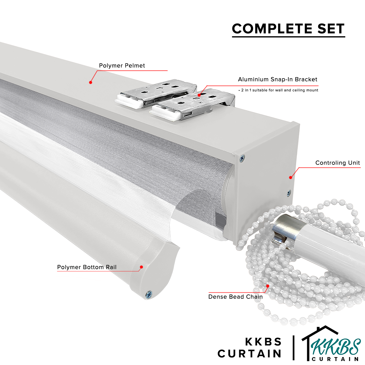 Harano 100% Blackout Zebra Blinds Custom Made