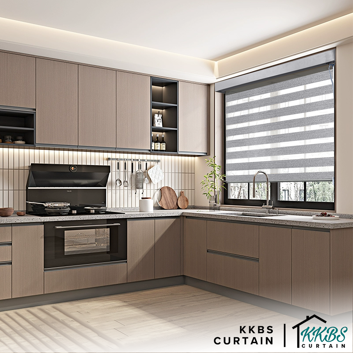 Harano 100% Blackout Zebra Blinds Custom Made