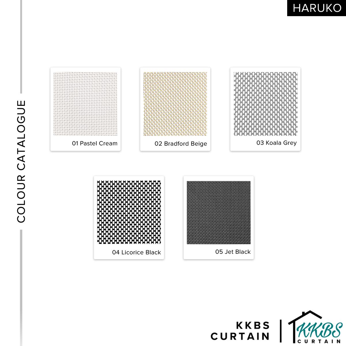 Haruko Semi Blackout Roller Blinds Custom Made