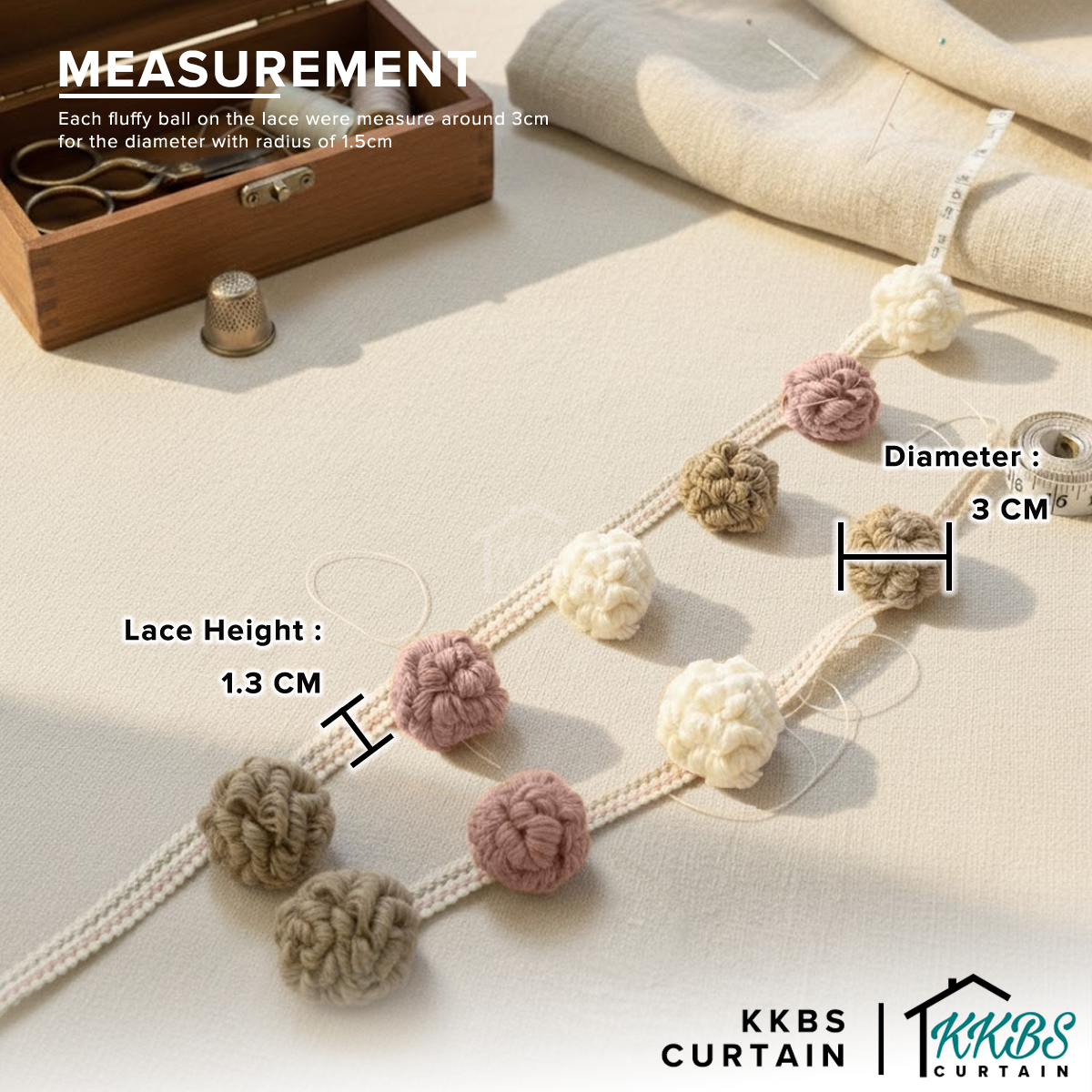 Frances Curtain Laces Cut by Metre