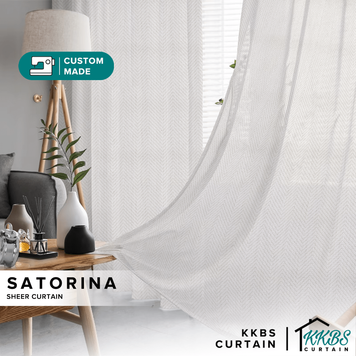 Satorina Sheer Curtain Custom Made