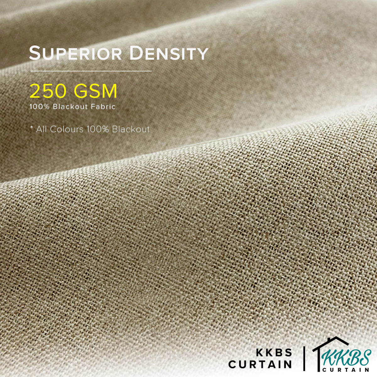 Mizuka 100% Blackout Curtain Ready Made Standard Width