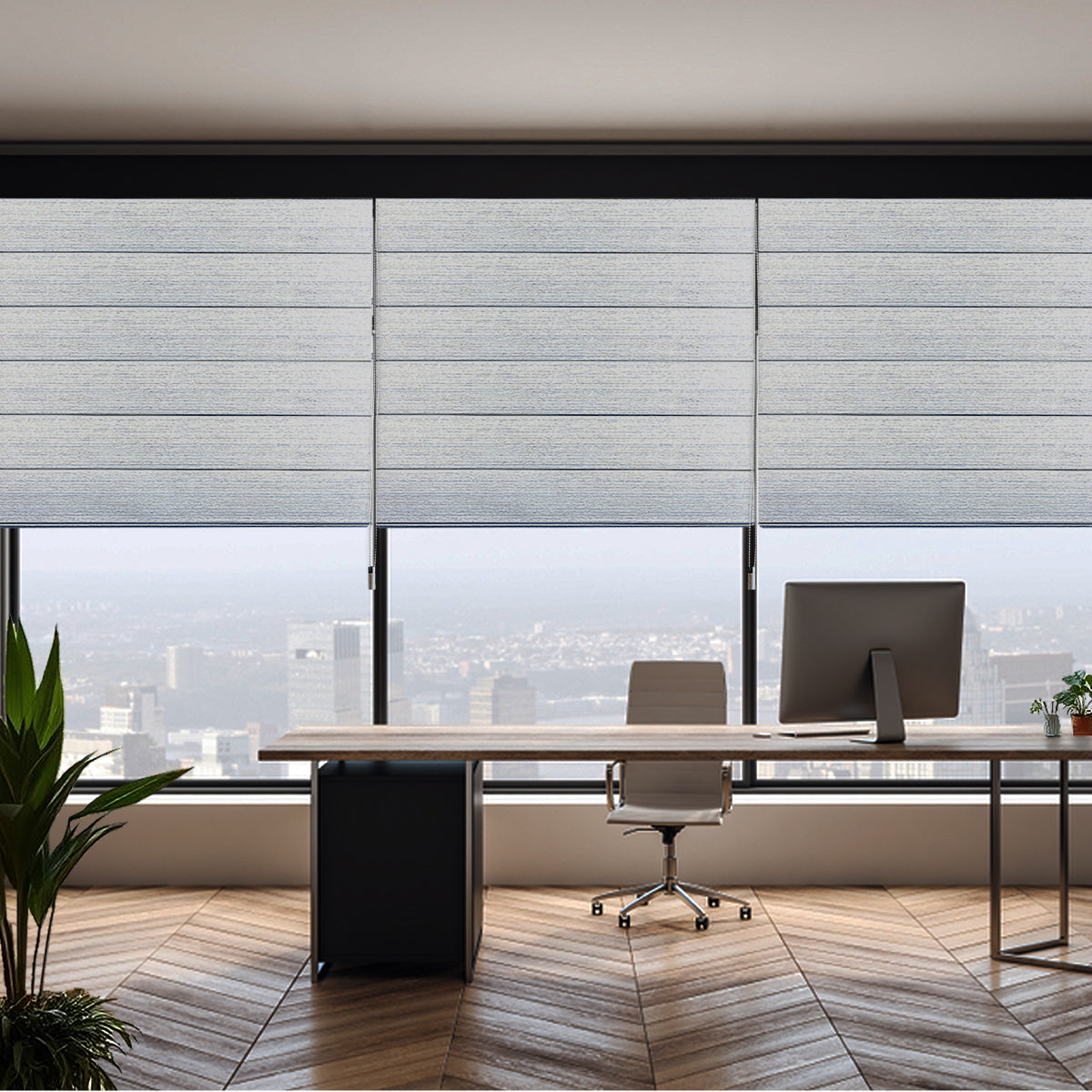 Luciano Semi Blackout Roman Blinds Custom Made Page 1