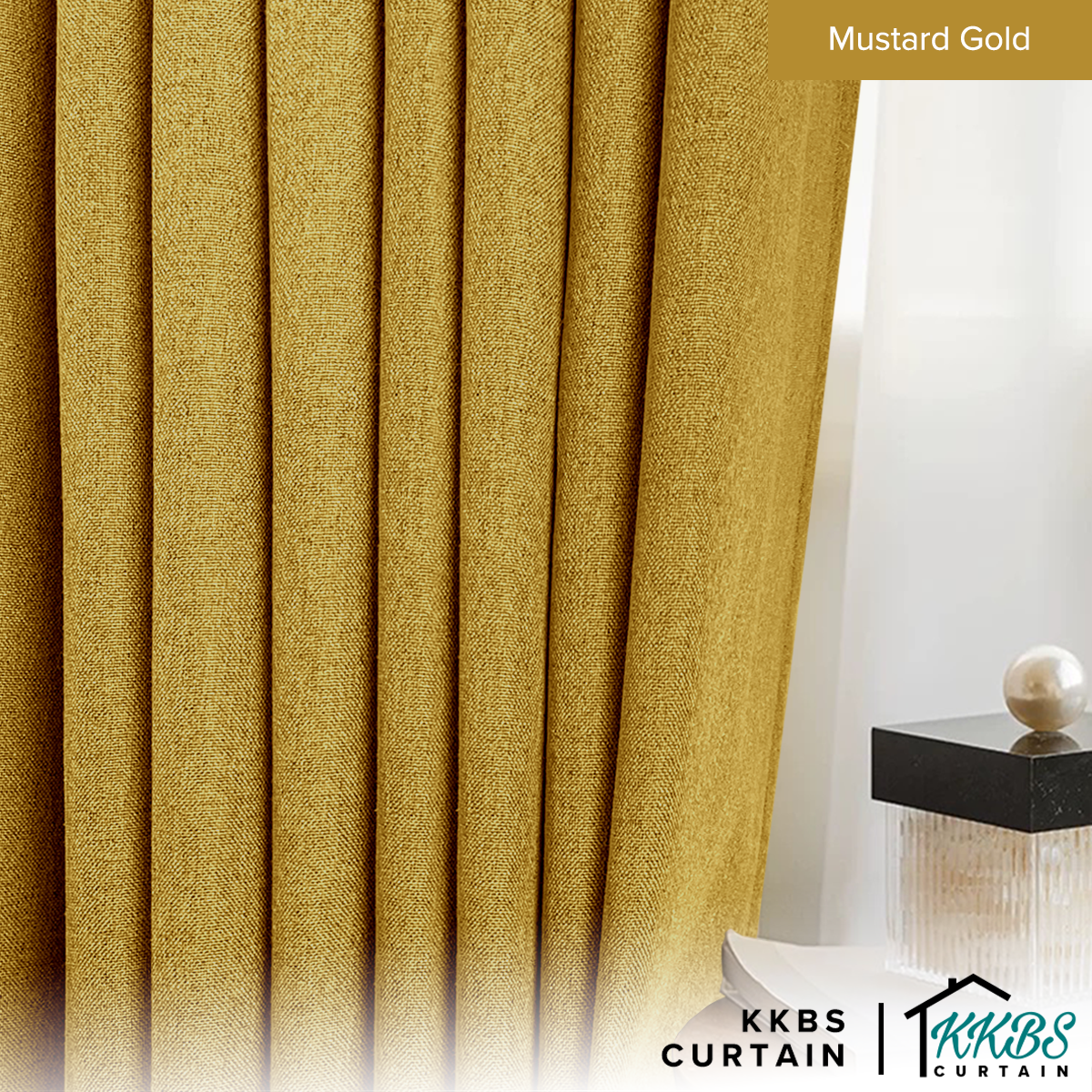 Mizuka 100% Blackout Curtain Ready Made Extra Width