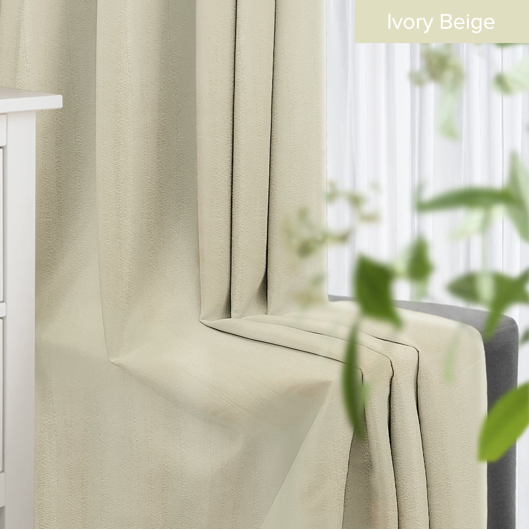Benica 100% Blackout Curtain Ready Made