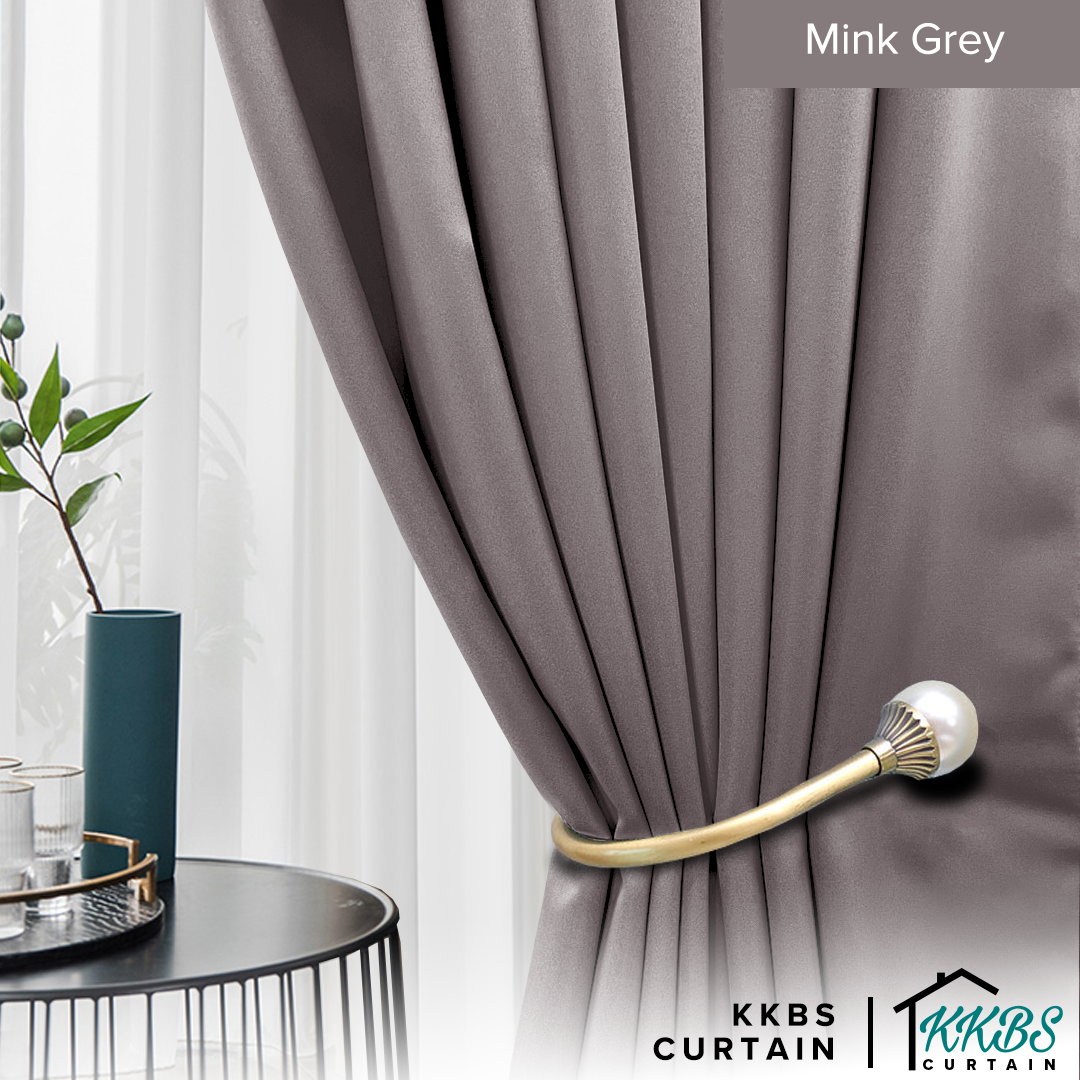 Canola 80%+ Blackout Curtain Minimalist Hook & Eyelet