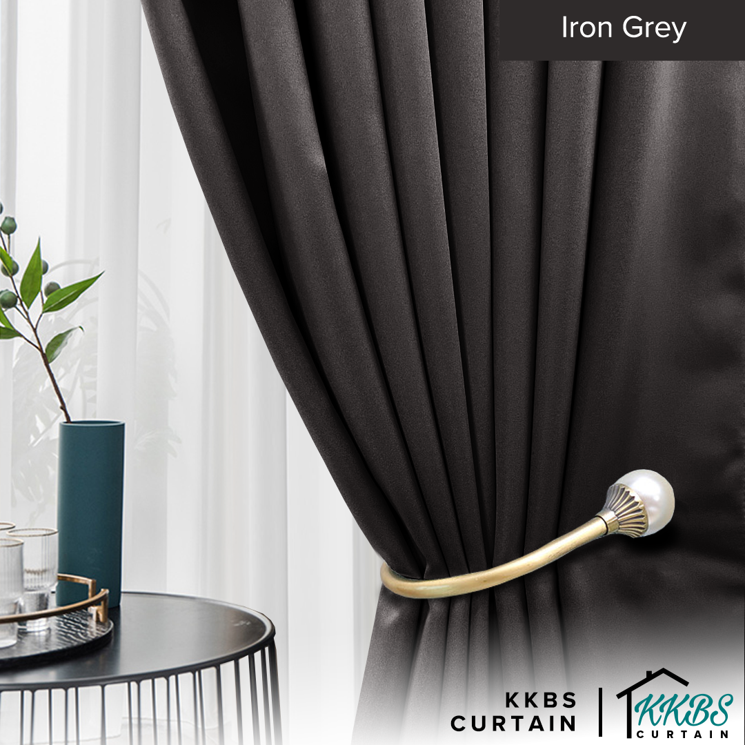 Canola 80%+ Blackout Curtain Minimalist Hook & Eyelet