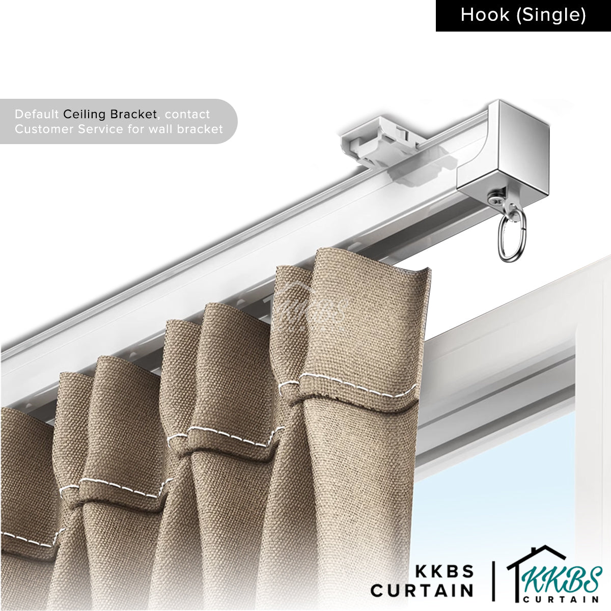 Audery Bendable Curve Curtain Track