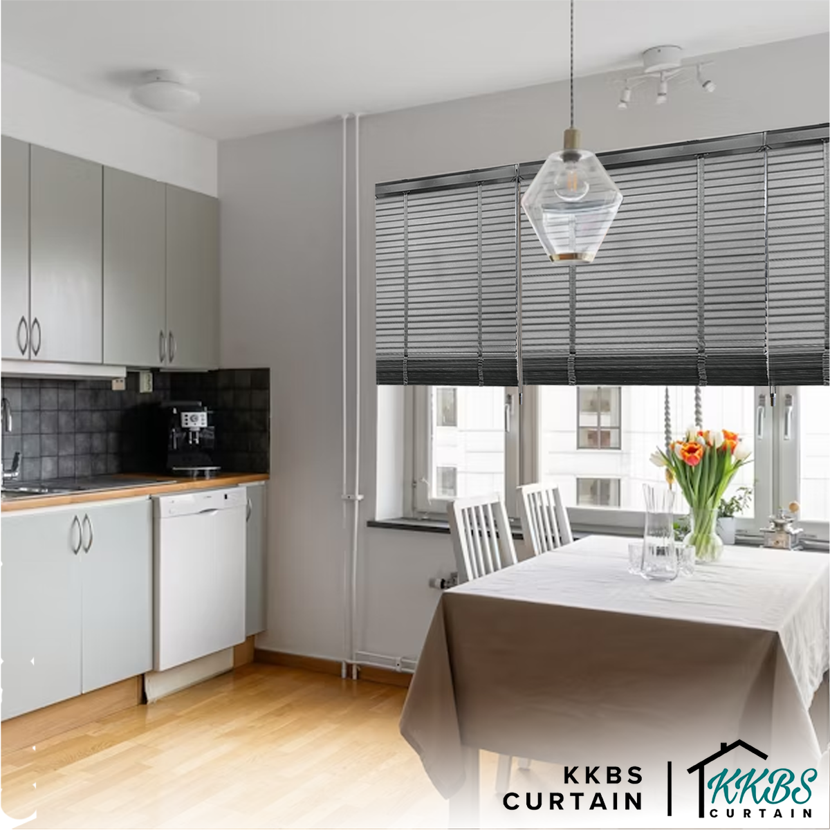 Nezuko 50mm Faux Wood Blinds Waterproof Custom Made