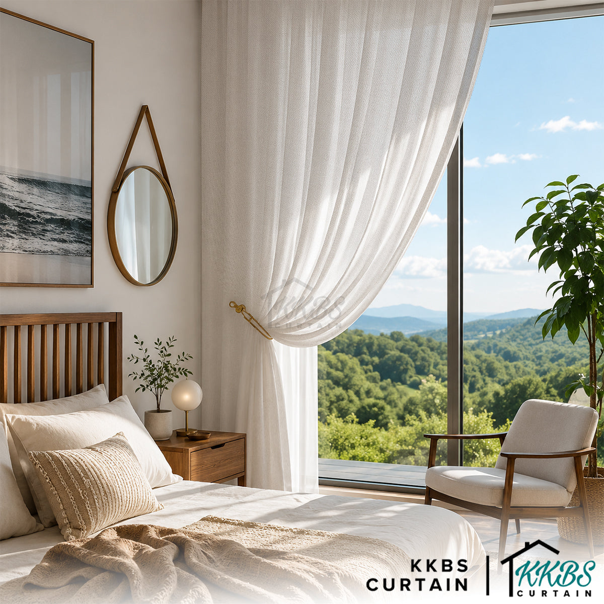 Welton Sheer Curtain Custom Made