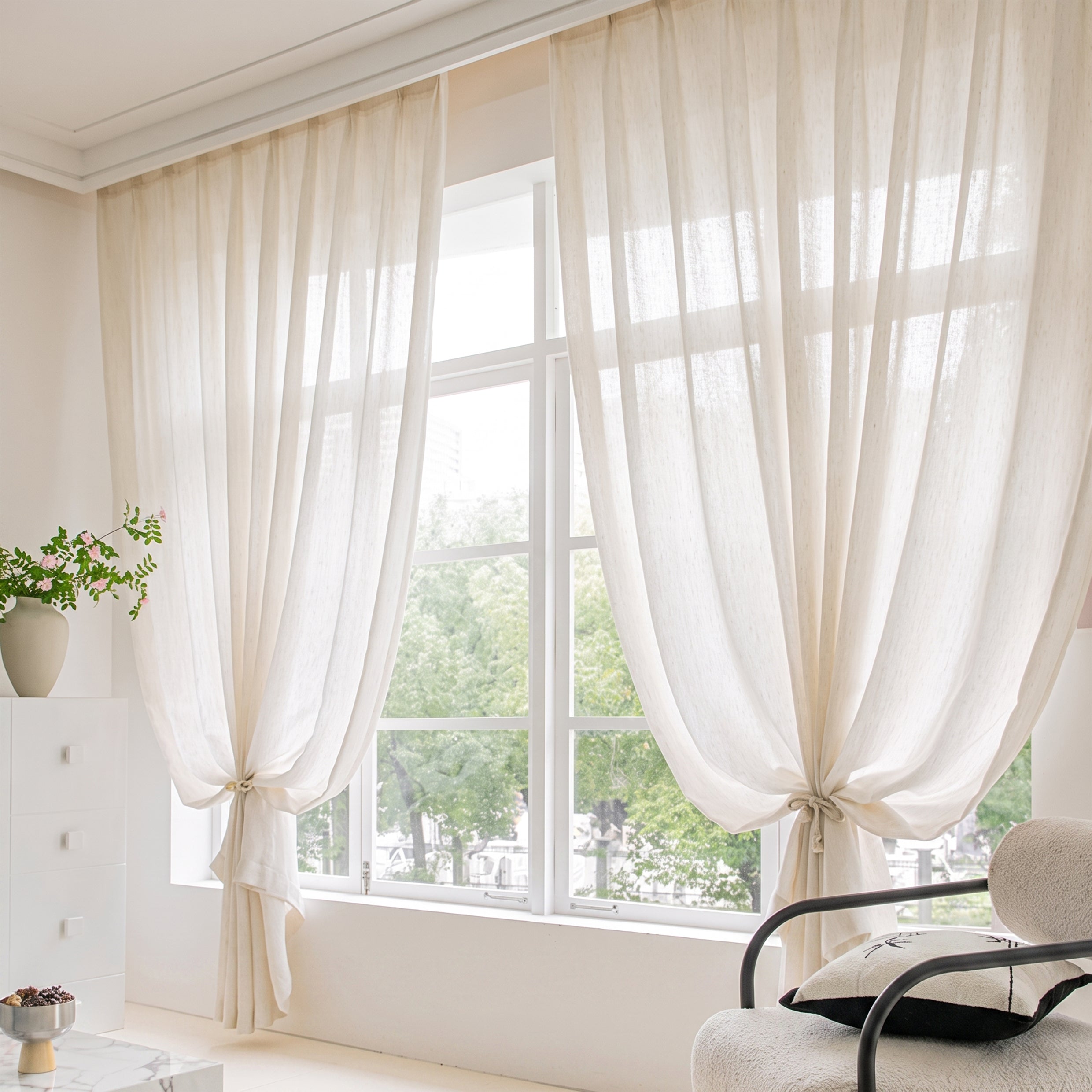 Imany Sheer Curtain Custom Made