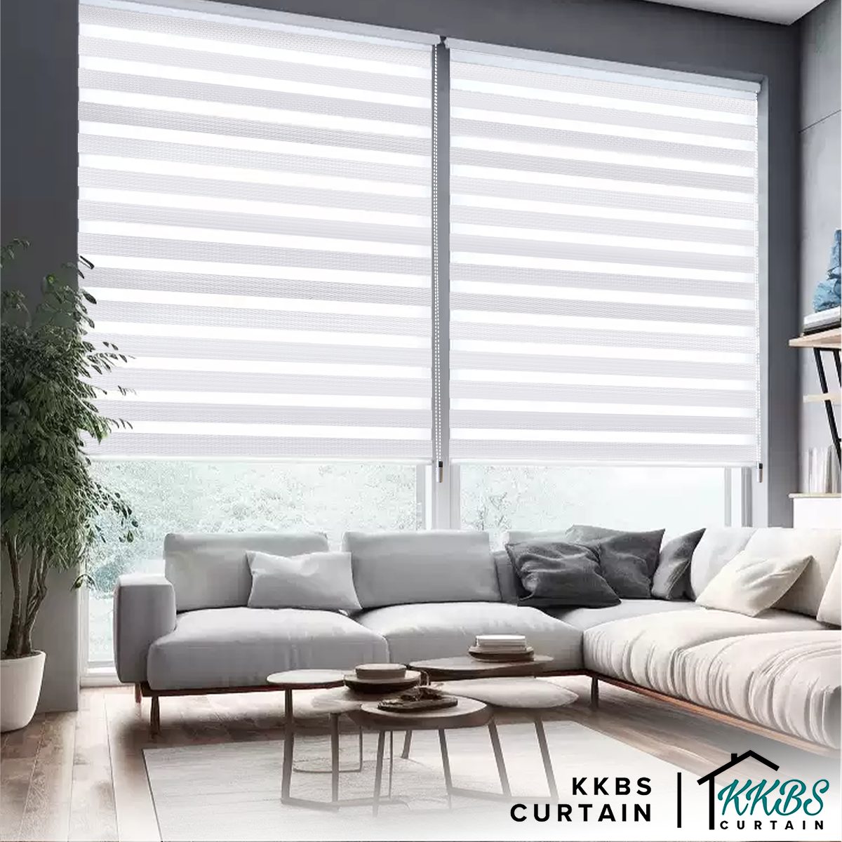 Francisco 100% Zebra Blinds Custom Made