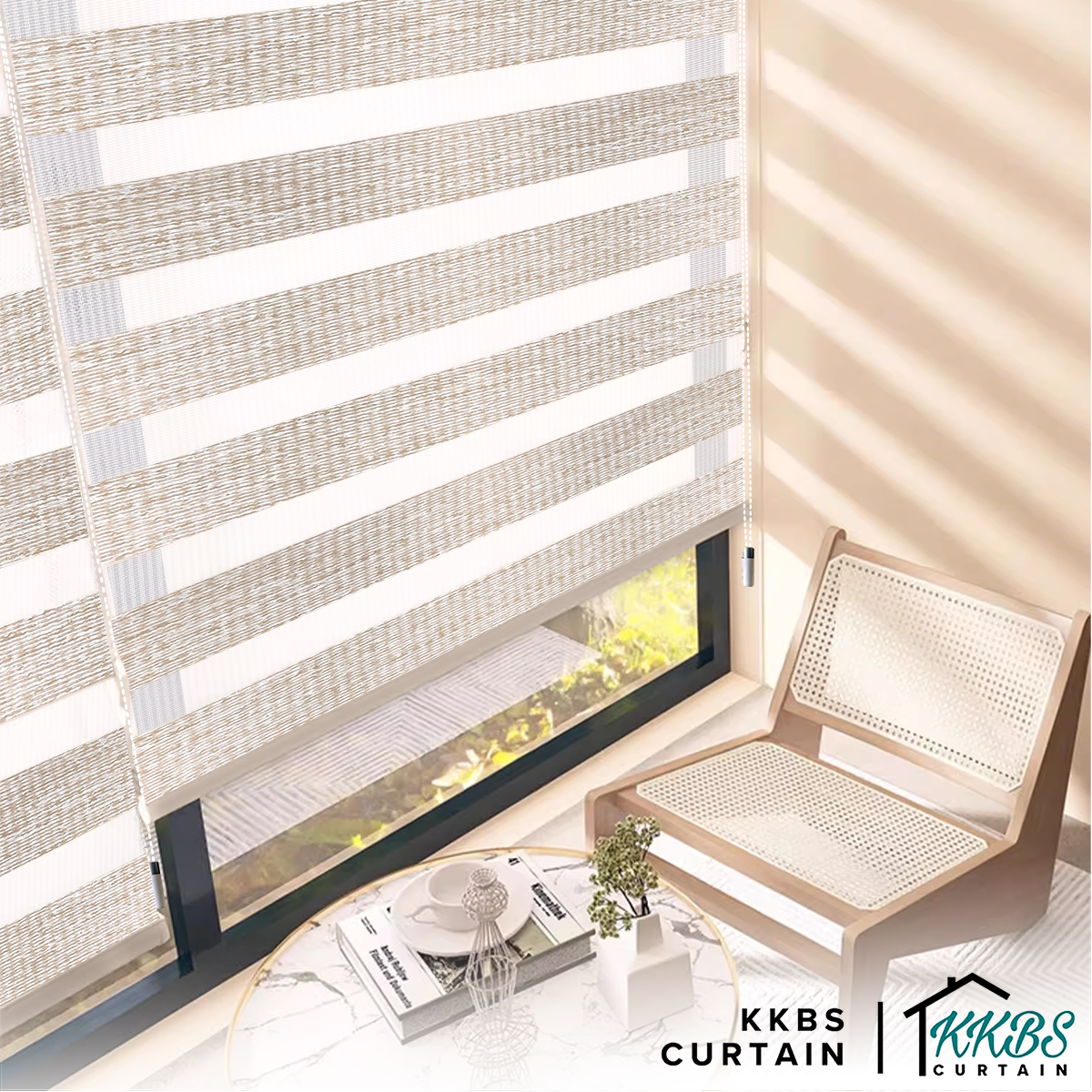 Antonio Blackout Zebra Blinds Custom Made