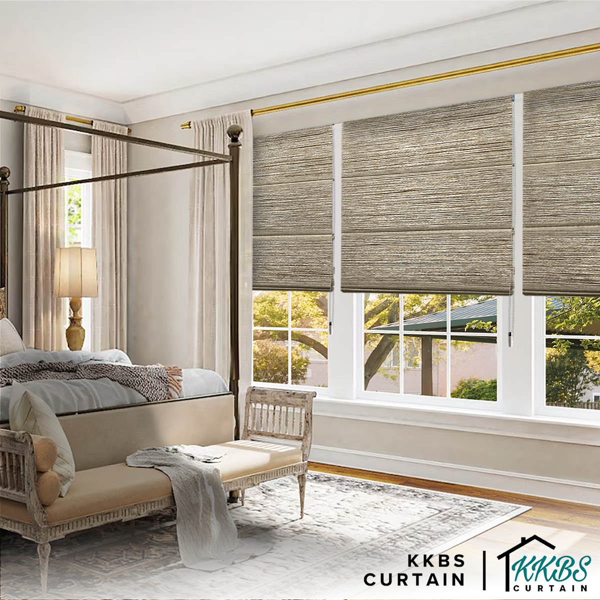 Sirocco Blackout Roman Blinds Custom Made