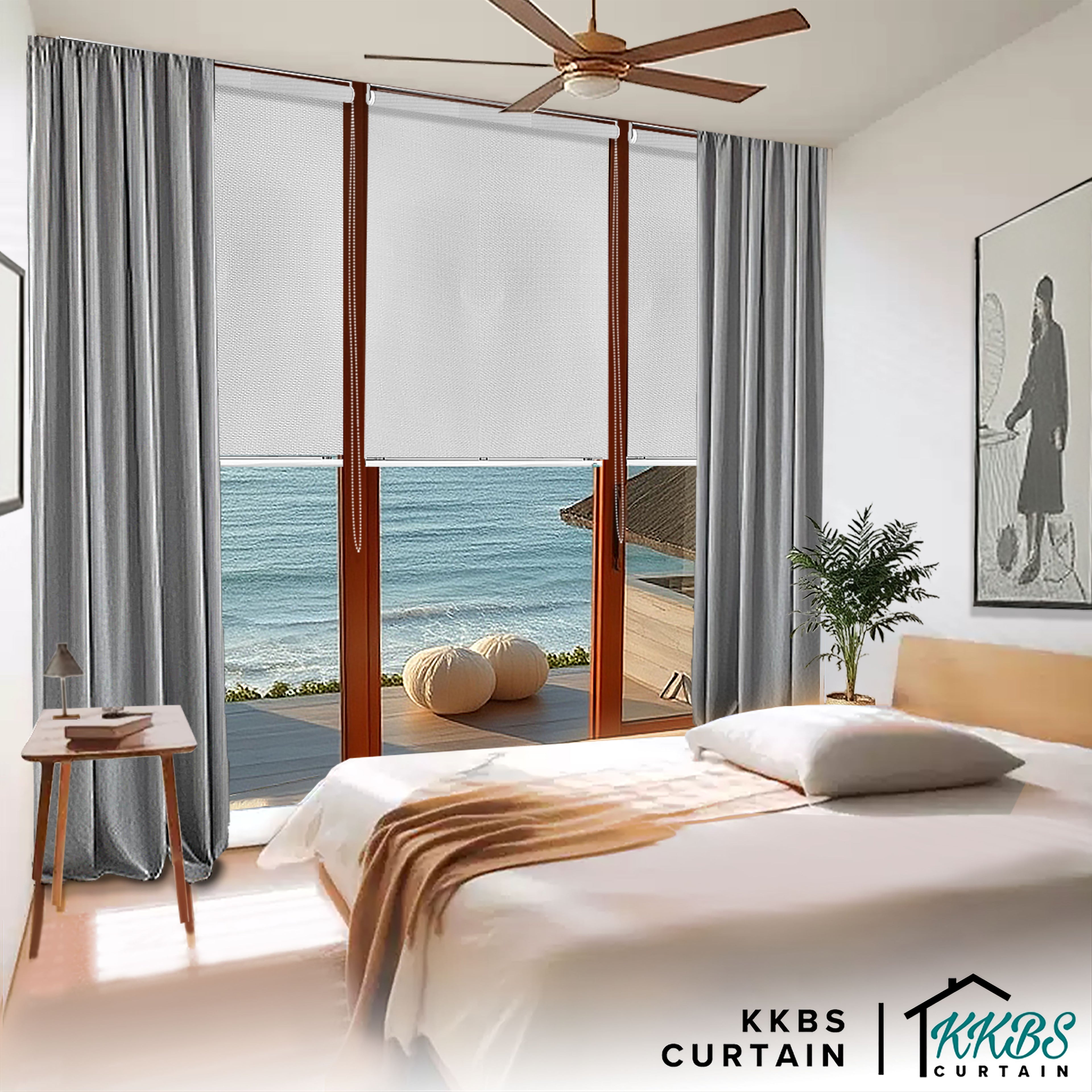 Lorenzo 100% Blackout Roller Blinds Custom Made