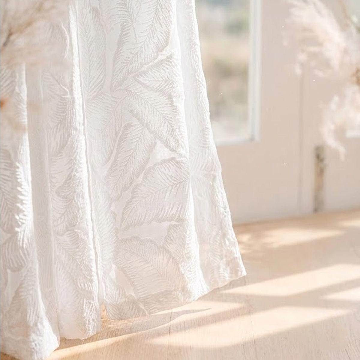 Alvera Sheer Curtain / Net Curtain Ready Made