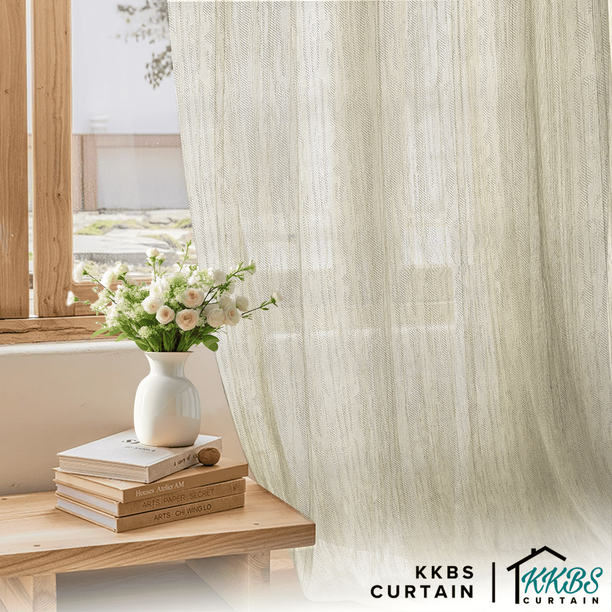 Yurina Sheer Curtain Custom Made