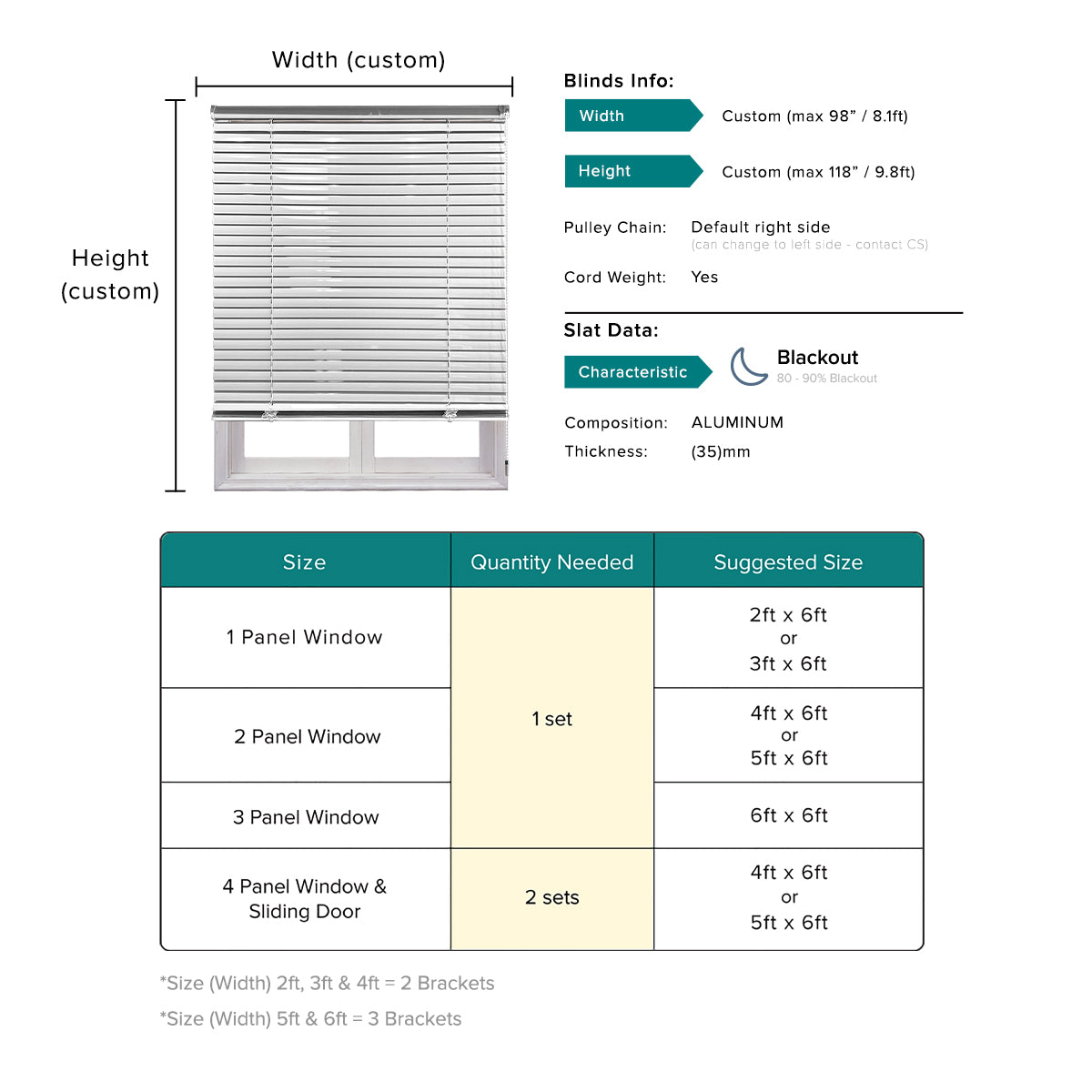 Ireneo 35mm Venetian Blinds Custom Made