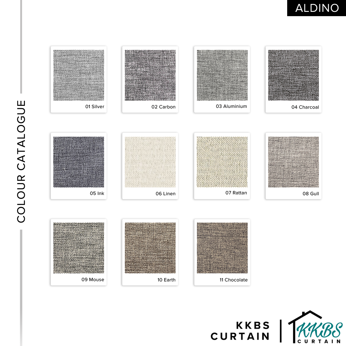 Aldino Blackout Curtain Custom Made