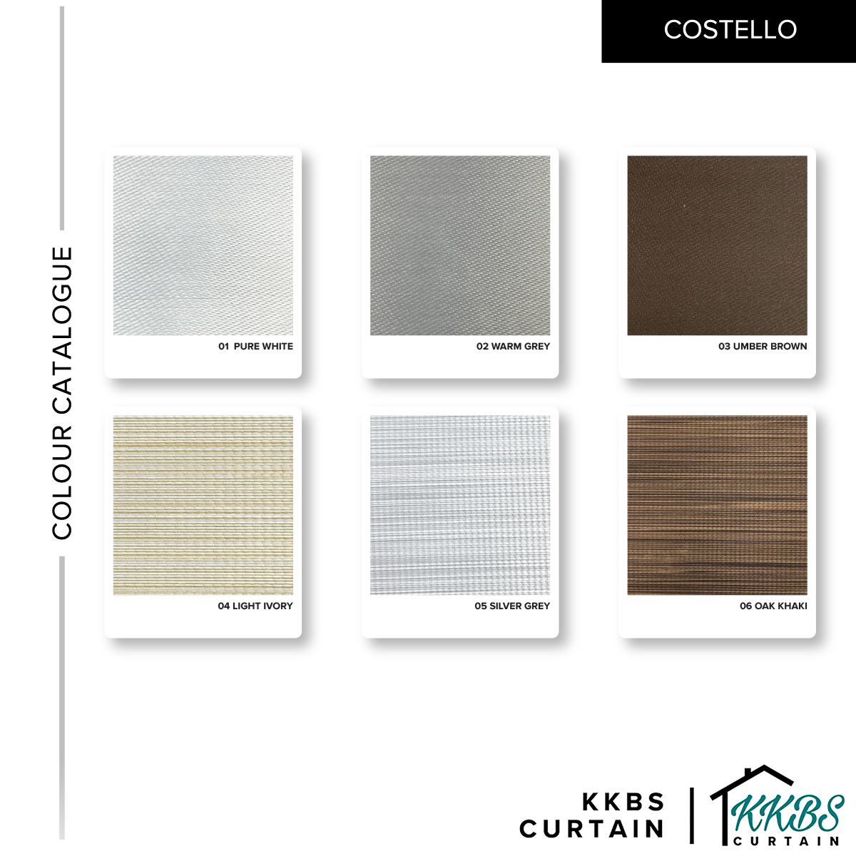 Costello Semi Blackout Zebra Blinds Custom Made